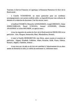 Phytodiversite et conservation de la biodiversite des îlots forestiers