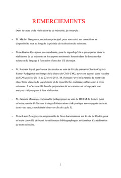 Placer la poesie au sein de l'enseignement du vocabulaire