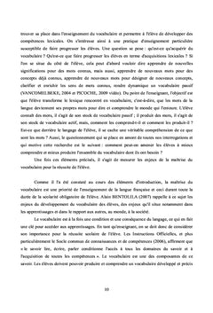 Placer la poesie au sein de l'enseignement du vocabulaire