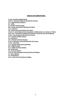 La protection pénale des personnes suspectes et poursuivies