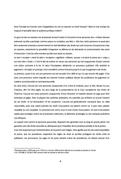 La protection pénale des personnes suspectes et poursuivies