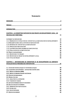 Dispositf d'évaluation de l'approche participative