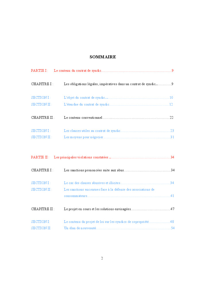 Le contrat de syndic, une liberté encadrée?