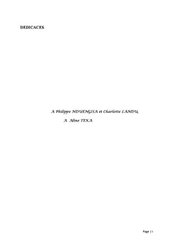 Contribution des produits forestiers non ligneux au revenu des menages