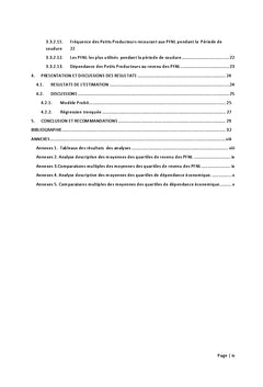 Contribution des produits forestiers non ligneux au revenu des menages