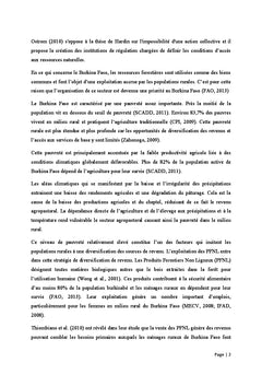 Contribution des produits forestiers non ligneux au revenu des menages
