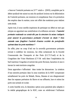 La Réforme du Secteur des Transports en RDC