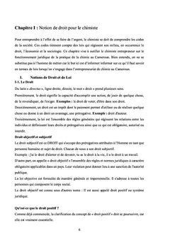Le chimiste camerounais vers l'entrepreneuriat : Les outils