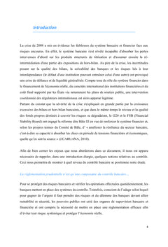 Bâle III : Exigence en fonds propres et gestion des risques bancaires