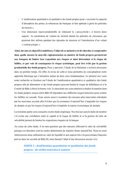 Bâle III : Exigence en fonds propres et gestion des risques bancaires