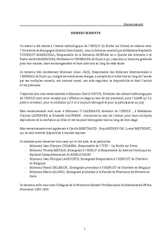 Etude de la microflore de surface du Reblochon de Savoie