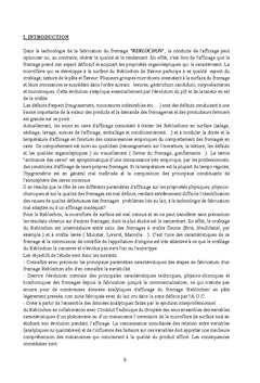 Etude de la microflore de surface du Reblochon de Savoie