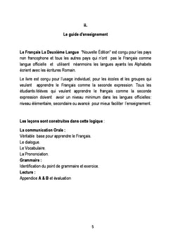Français La Deuxieme Langue (Nouvelle edition)