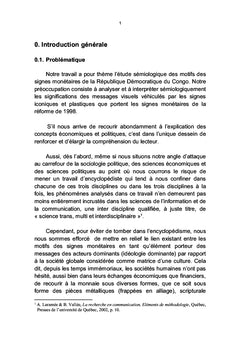 Analyse semiologique des motifs des signes monetaires