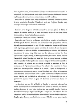 Le mythe d'eurydice: emergences et formes