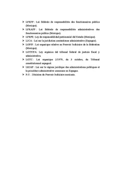 La responsabilité de l'administration publique au Mexique
