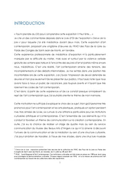 La mediation de l'art contemporain, entre publics et oeuvre