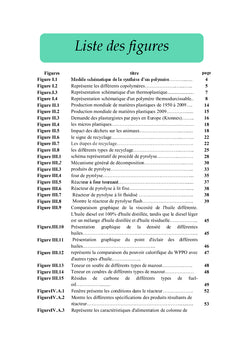 Etude de procede de conversion de dechets plastiques en carbuants