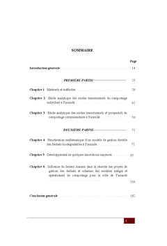 Proposition d'un modèle de gestion durable des déchets biodégradables