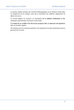 Etude d'alliages ternaires FeAlC