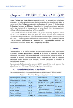 Etude d'alliages ternaires FeAlC