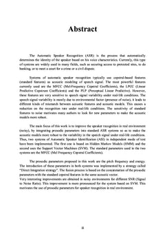 Modélisation prosodique pour la reconnaissance automatique du locuteur