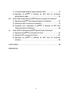 Les cancers du tractus génital féminin : détection de HPV et p16ink4a