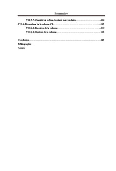 Le calcule de la colonne de distillation atmospherique du petrole brut