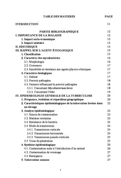 La tuberculose bovine et son danger pour l'homme