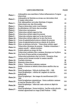 La tuberculose bovine et son danger pour l'homme