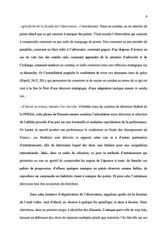 Modélisation et système des scores en karaté
