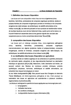 Eco-valorisation d'une boue residuaire de l'epuration biologique