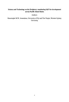 Science and technology on the periphery