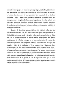 Esquisse d'une lecture poetique du discours A caractere philosophique