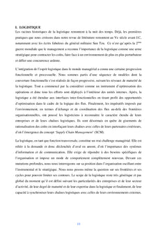 Management d'externalisation de la logistique de distribution