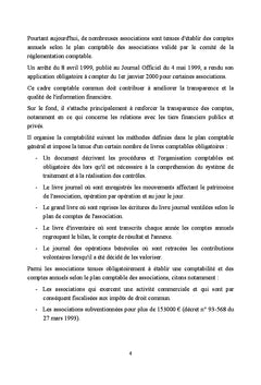 La comptabilite des associations