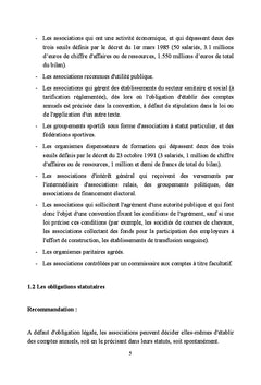 La comptabilite des associations