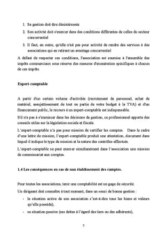 La comptabilite des associations