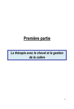 La Thérapie Avec le Cheval et la gestion de la colère