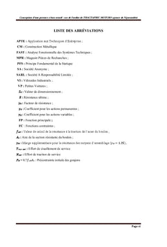 Conception d'une potence A bras rotatif