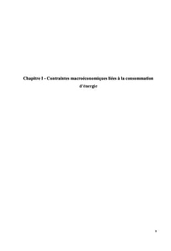 Impact des politiques énergétiques sur la croissance économique