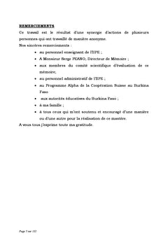 Planification et Gestion de l'Éducation: le financement