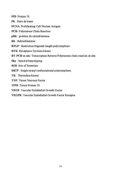 Apports de la biologie moleculaire en oncologie humaine et canine