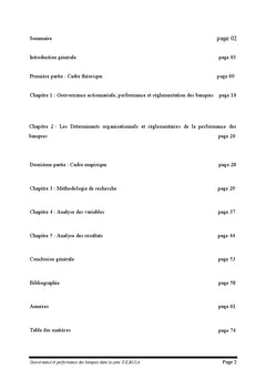 Gouvernance et performance des banques de la zone U.E.M.O.A