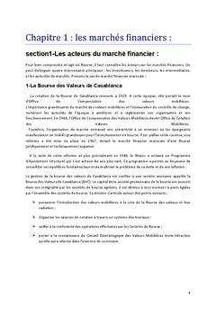 La stabilite des marches financiers au point de vue econometrique