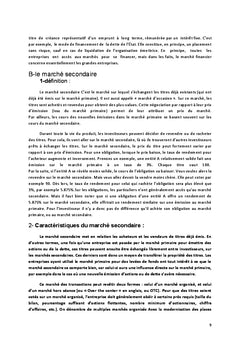 La stabilite des marches financiers au point de vue econometrique