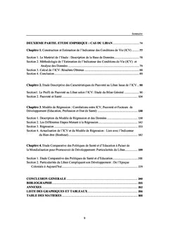 Pauvreté et Perspectives de Développement