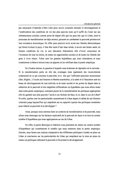 Pauvreté et Perspectives de Développement