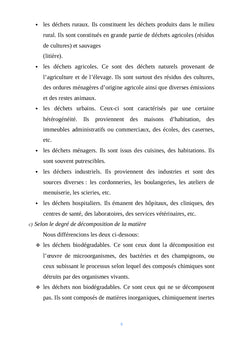 Gestion et valorisation des dechets menagers dans la Cite d'Ikela
