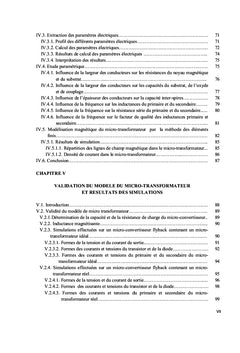 Integration d'un micro-transformateur